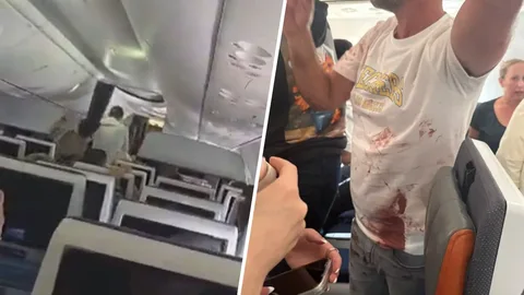 Passagiers op vlucht naar Israël grijpen in na geweld in cockpit: 'We zagen bloed'