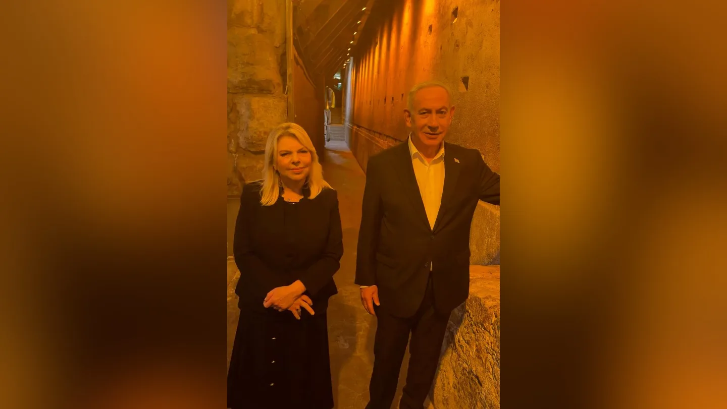 Netanyahu tours tunnels underneath Al-Aqsa Mosque compound