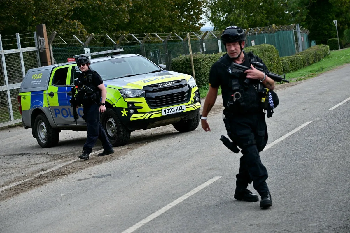 Five men arrested over RAF Fairford ‘bomb plot’ are British nationals – as Iran denies involvement