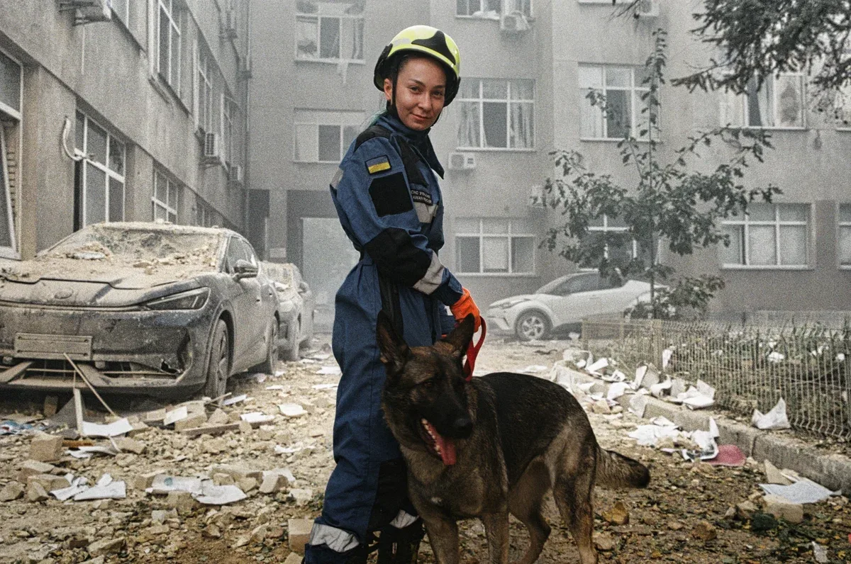 IN PHOTOS: Fires and Ruins Across Kyiv After Russia’s Day-Long Attack