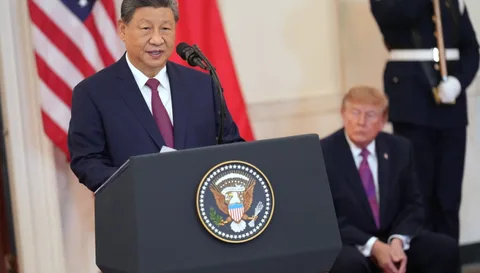 Xi underscores importance of superpower cooperation as Trump welcomes Chinese president to White House