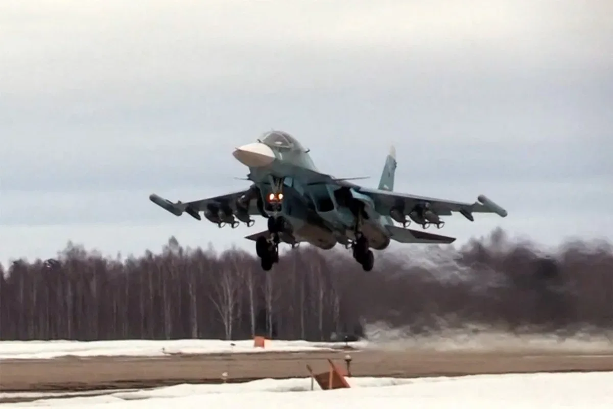 SBU Drones Strike Su-35 and Su-34 Jets at Russian Airfield