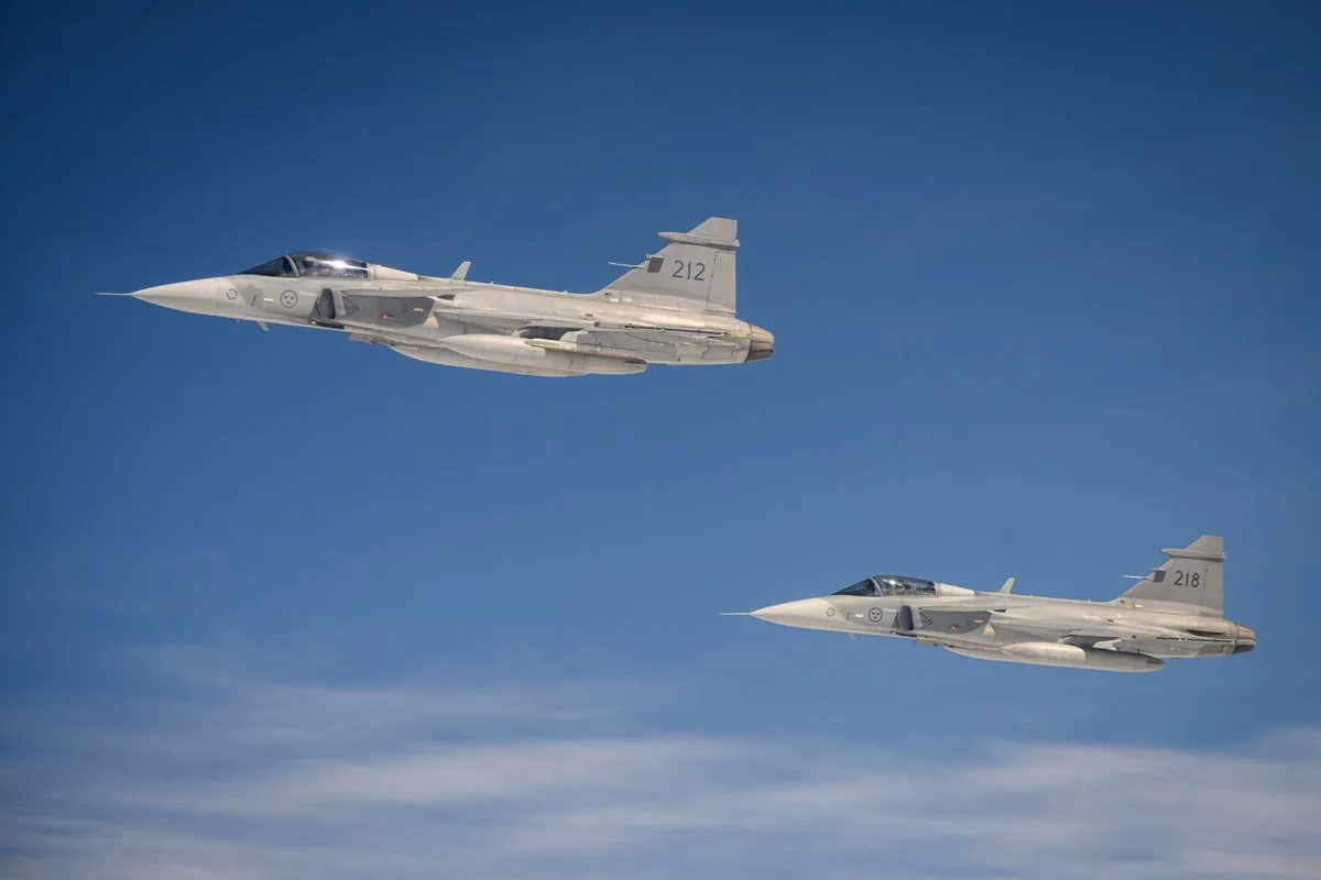 Nato jet scrambled to Lithuania ‘drone threat’