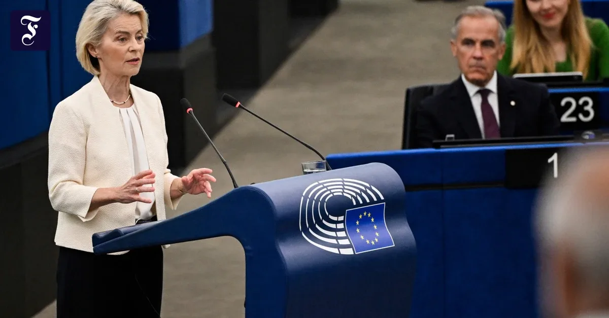 Rede zur Lage der Union: Von der Leyen will Kanada zum ersten assoziierten Mitglied der EU machen