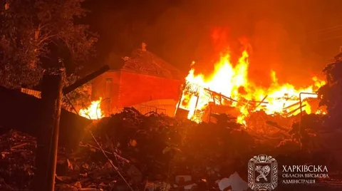 Russians attack centre of Chuhuiv, killing almost an entire family – photos