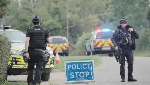 Men arrested on explosives charges near UK air base used by US in Iran war