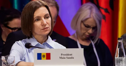 Sandu slams Russia as attack debris hits Moldova in latest airspace violation