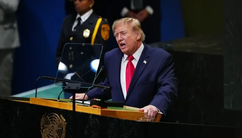 Trump defends Iran war in subdued address to world leaders