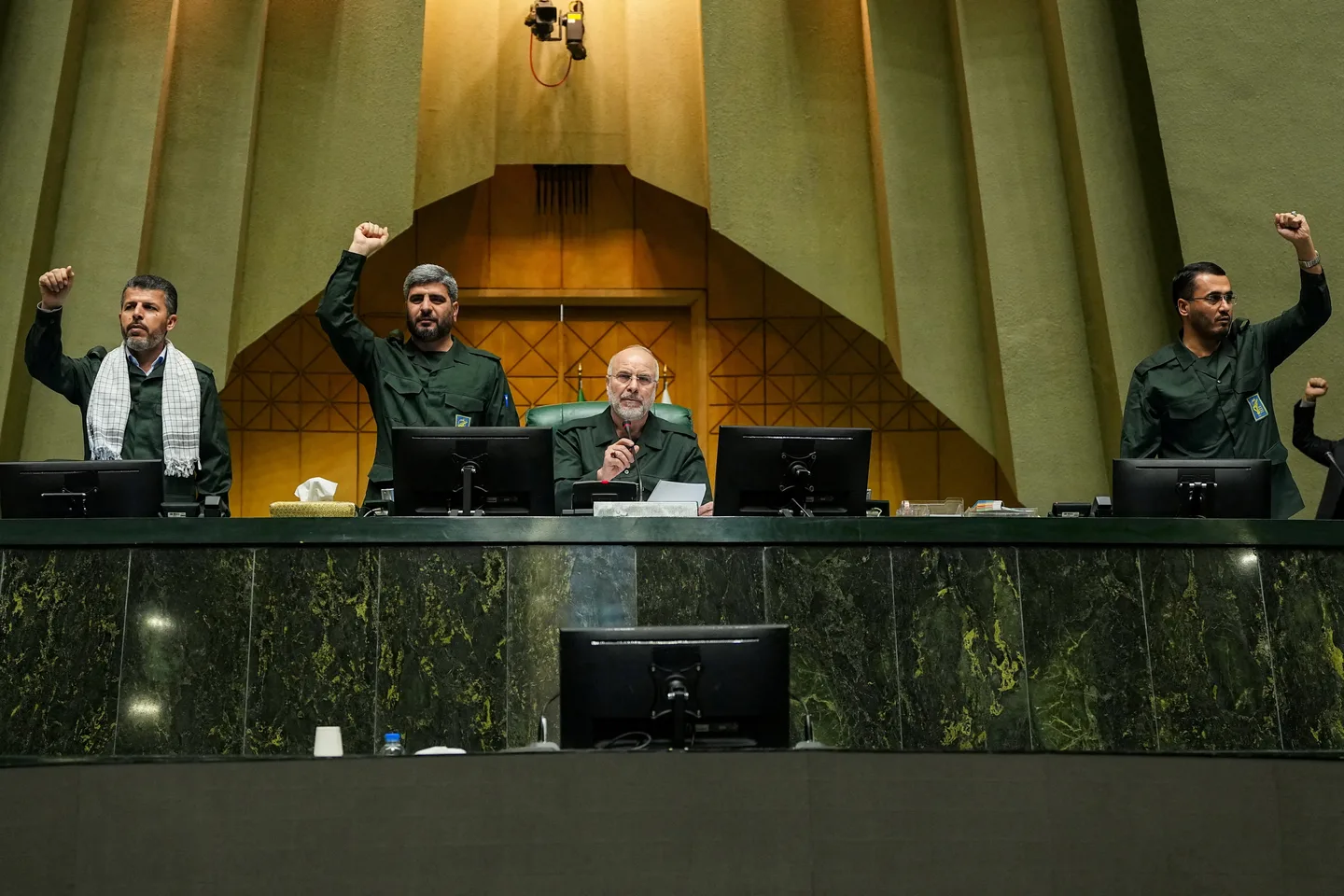 Iran will not reopen Strait of Hormuz until its conditions from June are met, Ghalibaf says