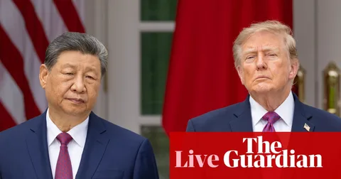 Trump-Xi live updates: leaders of US and China to talk AI and trade in major Washington meeting