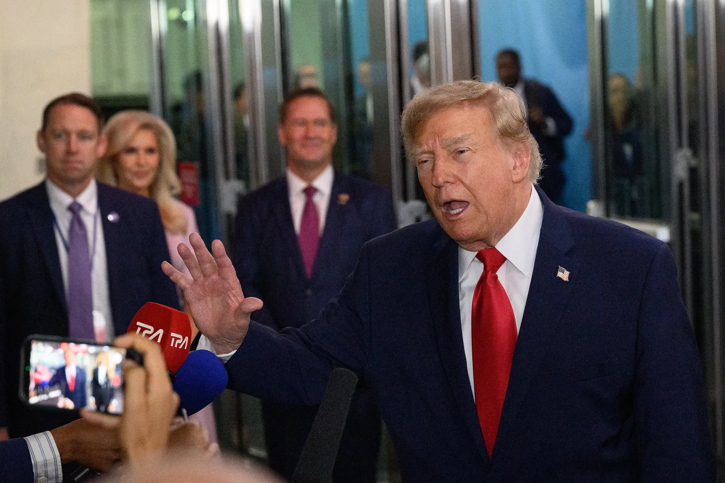Trump snaps at CNN at United Nations: 'You should not be here covering me'