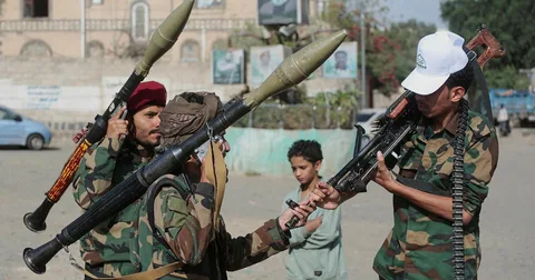 Seven people killed, 40 wounded in strike on market in Yemen's Taiz, Houthis say