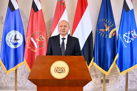 Al-Alimi Announces Start of Full-Scale Military Campaign Against Houthis