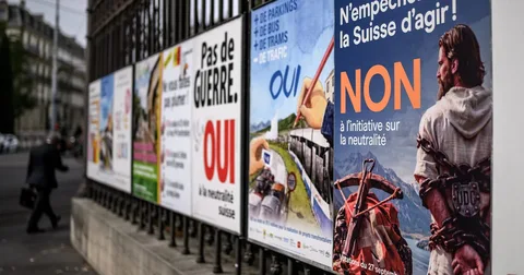 Swiss say no to hardening neutrality principle, safeguarding sanctions on Russia